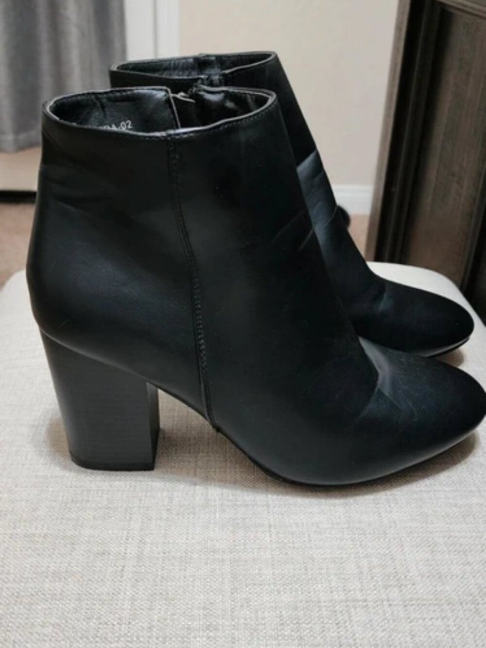 Black ankle boots